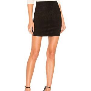 Vintage Suede Leather Mini Skirt sz 7 Made Exclusivity for Jay Jacobs by Win It
